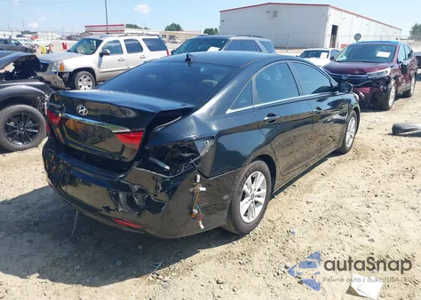 2012 Hyundai Sonata Gls из США, поврежденный, VIN 5NPEB4AC7CH478715